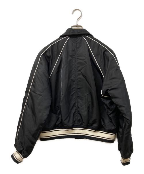 AVIREX（アヴィレックス）AVIREX (アヴィレックス) moussy (マウジー) NYLON VARSITY JACKET ブラック サイズ:不明の古着・服飾アイテム