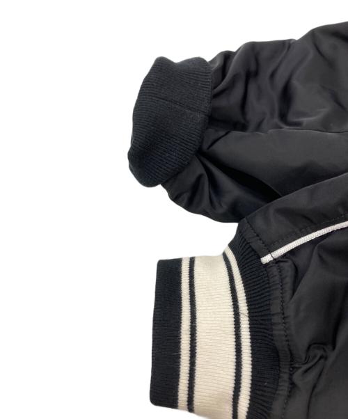 AVIREX（アヴィレックス）AVIREX (アヴィレックス) moussy (マウジー) NYLON VARSITY JACKET ブラック サイズ:不明の古着・服飾アイテム
