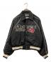 AVIREX（アヴィレックス）の古着「NYLON VARSITY JACKET」｜ブラック