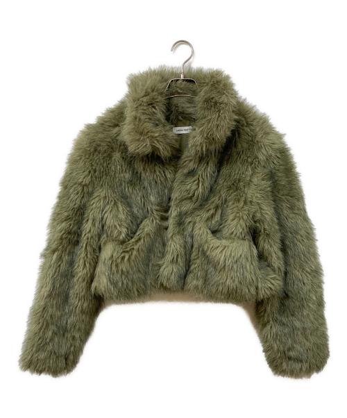 LAGUA GEM（ラグアジェム）LAGUA GEM (ラグアジェム) POCKET POINT FAUX FUR コート ブラウン サイズ:	SIZE Sの古着・服飾アイテム