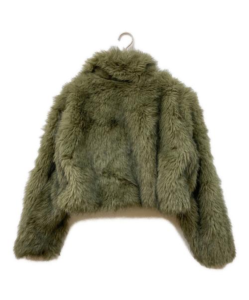 LAGUA GEM（ラグアジェム）LAGUA GEM (ラグアジェム) POCKET POINT FAUX FUR コート ブラウン サイズ:	SIZE Sの古着・服飾アイテム
