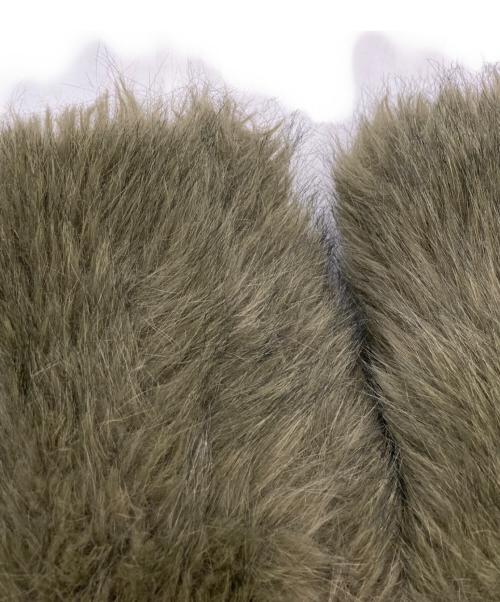 LAGUA GEM（ラグアジェム）LAGUA GEM (ラグアジェム) POCKET POINT FAUX FUR コート ブラウン サイズ:	SIZE Sの古着・服飾アイテム