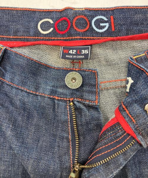 Coogi（クージー）Coogi (クージー) 刺繍デニムパンツ インディゴ サイズ:W42×L35の古着・服飾アイテム