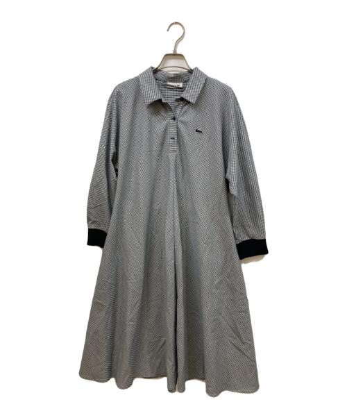 LACOSTE（ラコステ）LACOSTE (ラコステ) プルオーバーシャツドレス グレー サイズ:	SIZE 38の古着・服飾アイテム
