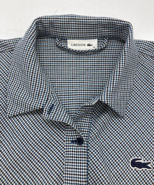 LACOSTE（ラコステ）LACOSTE (ラコステ) プルオーバーシャツドレス グレー サイズ:	SIZE 38の古着・服飾アイテム