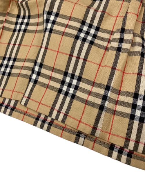 BURBERRY BLUE LABEL（バーバリー ブルー レーベル）BURBERRY BLUE LABEL (バーバリー ブルー レーベル) ノバチェックキャミソールワンピース ブラウン サイズ:	SIZE 38の古着・服飾アイテム