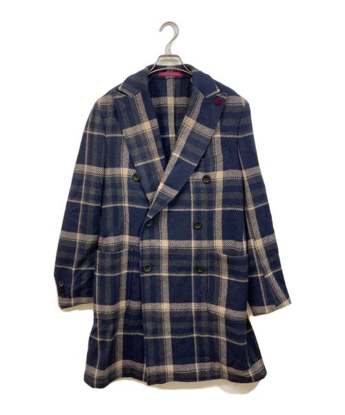 giacche（ジャッケ）giacche (ジャッケ) チェスターコート ネイビー サイズ:SIZE 50の古着・服飾アイテム