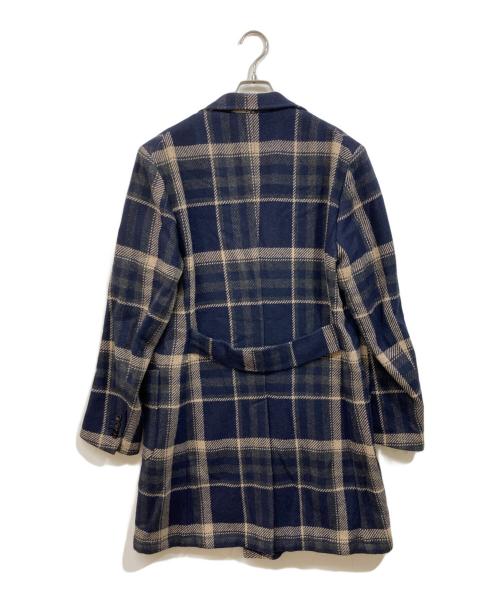 giacche（ジャッケ）giacche (ジャッケ) チェスターコート ネイビー サイズ:SIZE 50の古着・服飾アイテム