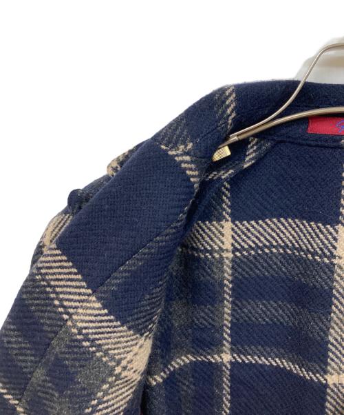 giacche（ジャッケ）giacche (ジャッケ) チェスターコート ネイビー サイズ:SIZE 50の古着・服飾アイテム