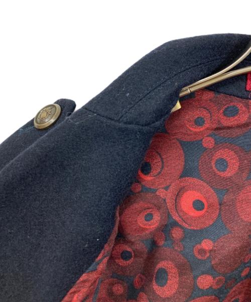 giacche（ジャッケ）giacche (ジャッケ) ダブルウールコート ネイビー サイズ:SIZE 52の古着・服飾アイテム