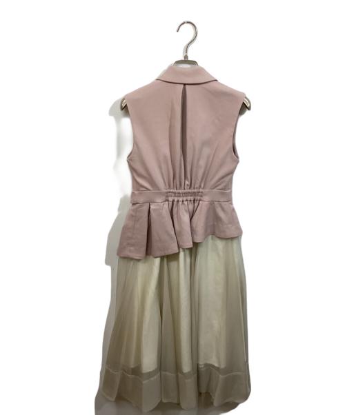Snidel（スナイデル）Snidel (スナイデル) スイッチングワンピース ベージュ サイズ:SIZE 0の古着・服飾アイテム