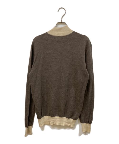 Cruciani（クルチアーニ）CRUCIANI (クルチアーニ) ジップニット ブラウン サイズ:	SIZE 50の古着・服飾アイテム