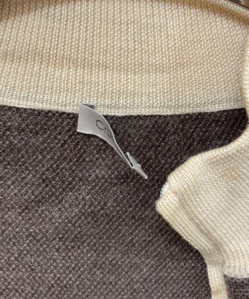 Cruciani（クルチアーニ）CRUCIANI (クルチアーニ) ジップニット ブラウン サイズ:	SIZE 50の古着・服飾アイテム