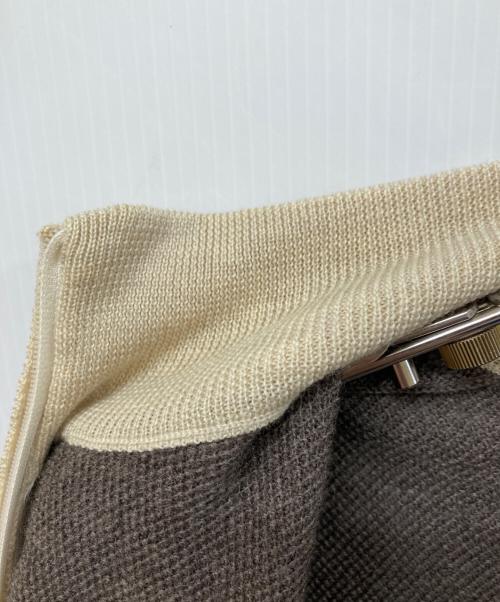 Cruciani（クルチアーニ）CRUCIANI (クルチアーニ) ジップニット ブラウン サイズ:	SIZE 50の古着・服飾アイテム