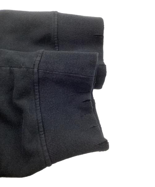Maison Margiela（メゾンマルジェラ）Maison Margiela (メゾンマルジェラ) デストロイ加工 シャツドッキング Vネックスウェット ブラック サイズ:36の古着・服飾アイテム