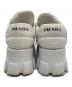 中古・古着 PRADA (プラダ) モノリス パデッドスニーカー ホワイト サイズ:37：30000円