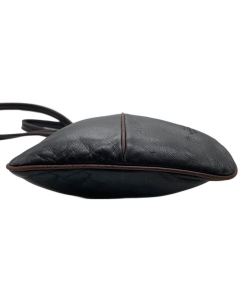LOEWE（ロエベ）LOEWE (ロエベ) レザーポシェットバッグ ブラックの古着・服飾アイテム