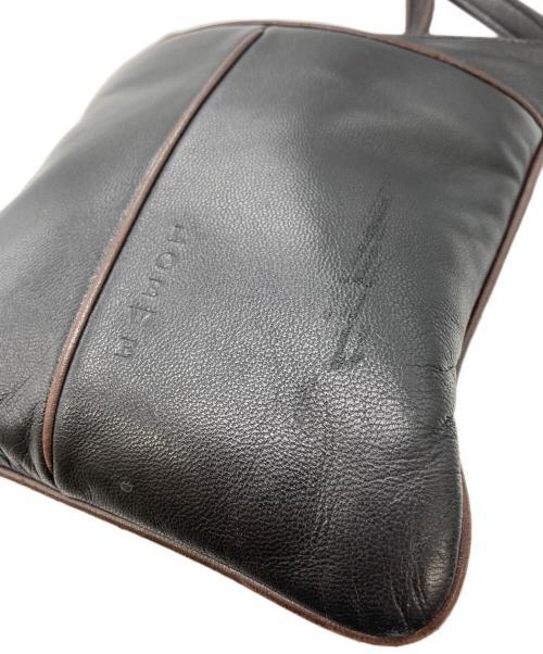 LOEWE（ロエベ）LOEWE (ロエベ) レザーポシェットバッグ ブラックの古着・服飾アイテム