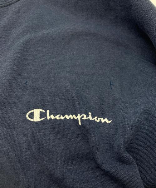Champion（チャンピオン）Champion (チャンピオン) 半袖リメイクスウェット ネイビー サイズ:	SIZE XLの古着・服飾アイテム