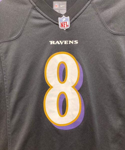 NIKE（ナイキ）NIKE (ナイキ) NFL (ナショナル・フットボール・リーグ) ゲームシャツ ブラック サイズ:	SIZE Lの古着・服飾アイテム
