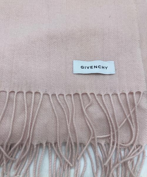 GIVENCHY（ジバンシィ）GIVENCHY (ジバンシィ) カシミヤ膝掛 ピンクの古着・服飾アイテム