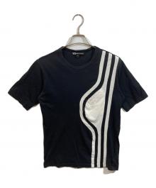 Y-3（ワイスリー）の古着「Stripes Short Sleeve Tee」｜ブラック