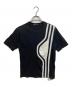 Y-3（ワイスリー）の古着「Stripes Short Sleeve Tee」｜ブラック
