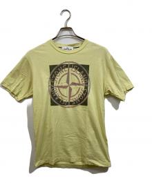 STONE ISLAND（ストーンアイランド）の古着「ロゴプリントＴシャツ」｜イエロー