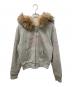 sculptor（スカルプター）の古着「Fur Trimming Hooded ZipUp」｜グレー
