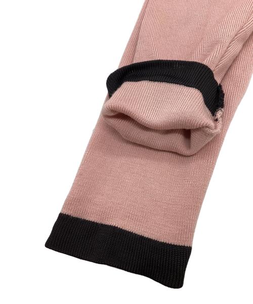 FENDI（フェンディ）FENDI (フェンディ) ロゴボタンカーディガン ピンク サイズ:SIZE 38の古着・服飾アイテム