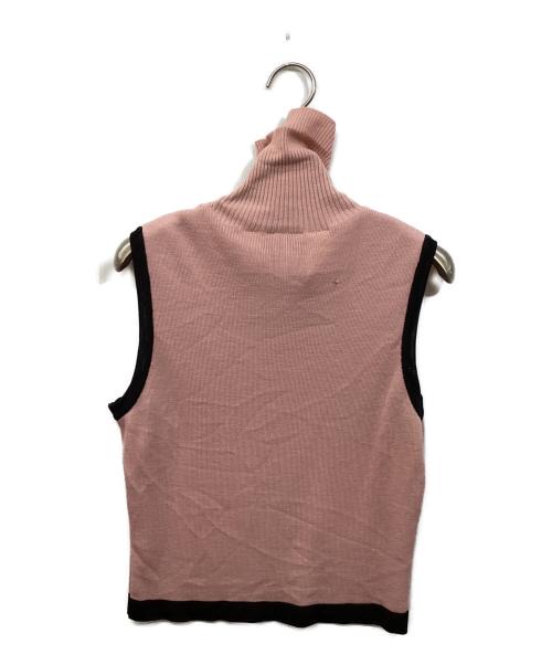 FENDI（フェンディ）FENDI (フェンディ) ノースリーブニット ピンク サイズ:	SIZE 40の古着・服飾アイテム