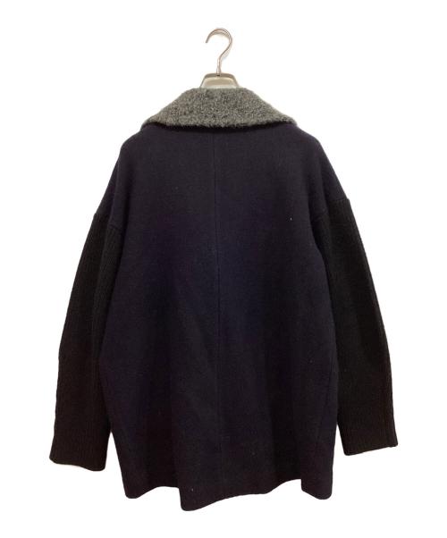 OPENING CEREMONY（オープニングセレモニー）OPENING CEREMONY (オープニングセレモニー) ウール切替ダブルジャケット ネイビー サイズ:SIZE Mの古着・服飾アイテム