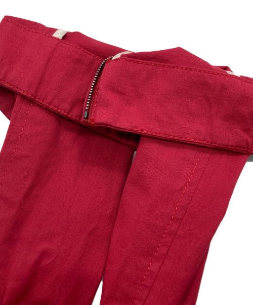 Vivienne Westwood RED LABEL（ヴィヴィアンウエストウッドレッドレーベル）Vivienne Westwood RED LABEL (ヴィヴィアンウエストウッドレッドレーベル) 変形ジップジャケット レッド サイズ:SIZE 38の古着・服飾アイテム