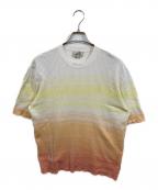 HERMESエルメス）の古着「グラデーションTシャツ」｜ホワイト×レッド