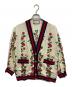 GUCCI（グッチ）の古着「花柄シルクカーディガン」｜ベージュ