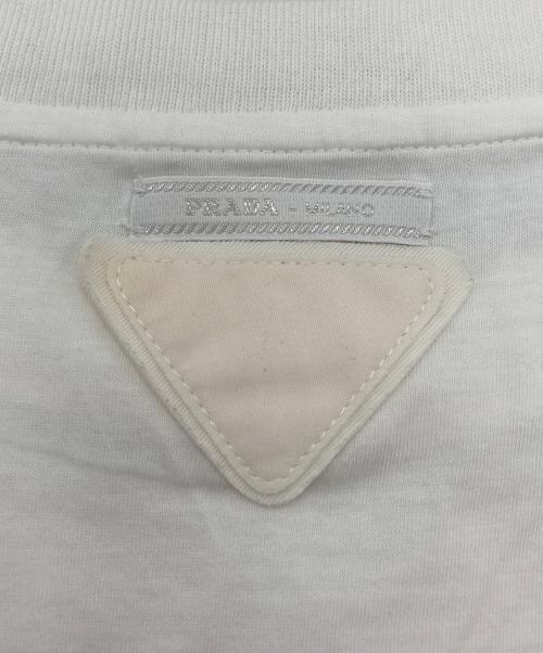 PRADA（プラダ）PRADA (プラダ) ハートロゴTシャツ ホワイト サイズ:SIZE Mの古着・服飾アイテム