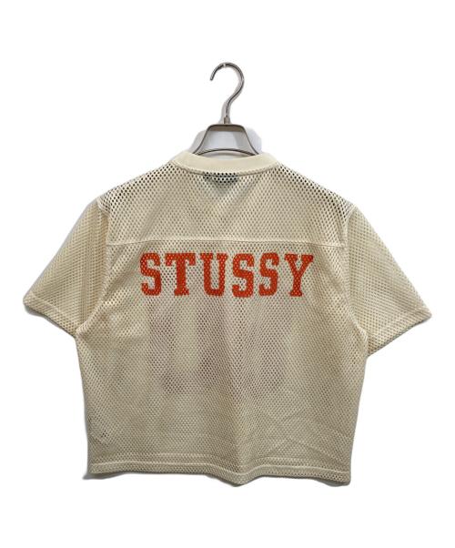 stussy（ステューシー）stussy (ステューシー) Team Jersey 80 Mesh アイボリー サイズ:	SIZE Sの古着・服飾アイテム