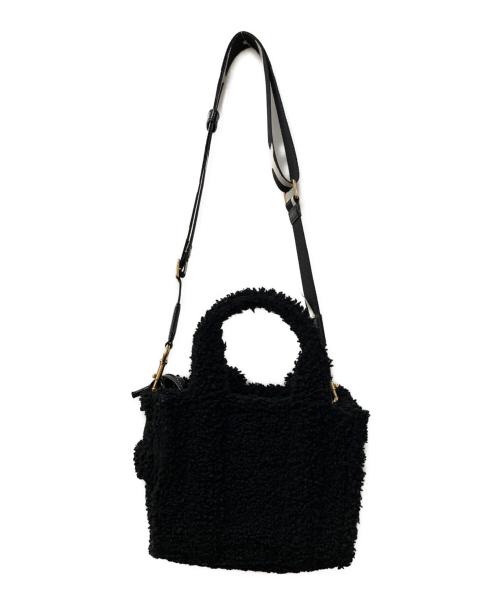 MARC JACOBS（マークジェイコブス）MARC JACOBS (マークジェイコブス) ボアトートバッグ ブラックの古着・服飾アイテム