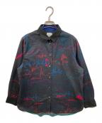 PAUL SMITHポールスミス）の古着「総柄プリントシャツ」｜ブラック