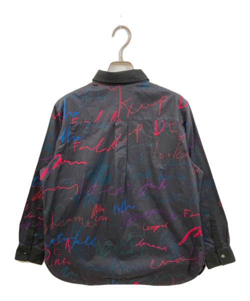 PAUL SMITH（ポールスミス）Paul Smith (ポールスミス) 総柄プリントシャツ ブラック サイズ:	SIZE 46の古着・服飾アイテム