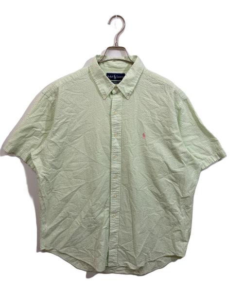 RALPH LAUREN（ラルフローレン）RALPH LAUREN (ラルフローレン) 半袖シャツ 黄緑 サイズ:SIZE XLの古着・服飾アイテム
