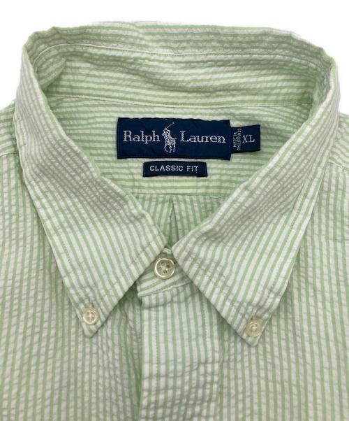 RALPH LAUREN（ラルフローレン）RALPH LAUREN (ラルフローレン) 半袖シャツ 黄緑 サイズ:SIZE XLの古着・服飾アイテム