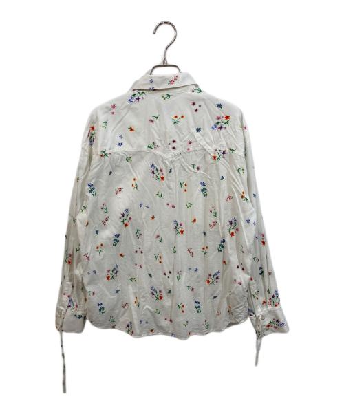 SLOBE IENA（スローブ イエナ）SLOBE IENA (スローブ イエナ) margaux/マルゴー flower western シャツ ホワイト サイズ:SIZE Freeの古着・服飾アイテム