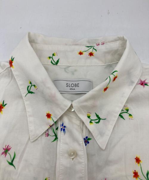 SLOBE IENA（スローブ イエナ）SLOBE IENA (スローブ イエナ) margaux/マルゴー flower western シャツ ホワイト サイズ:SIZE Freeの古着・服飾アイテム