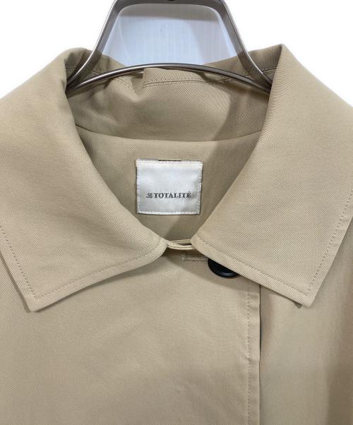 La TOTALITE（ラ ト―タリテ）La TOTALITE (ラ ト―タリテ) ステンカラーライトコート ベージュ サイズ:	SIZE 36の古着・服飾アイテム
