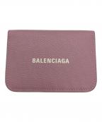 BALENCIAGAバレンシアガ）の古着「エブリデイ  レザー カードケース」｜ピンク