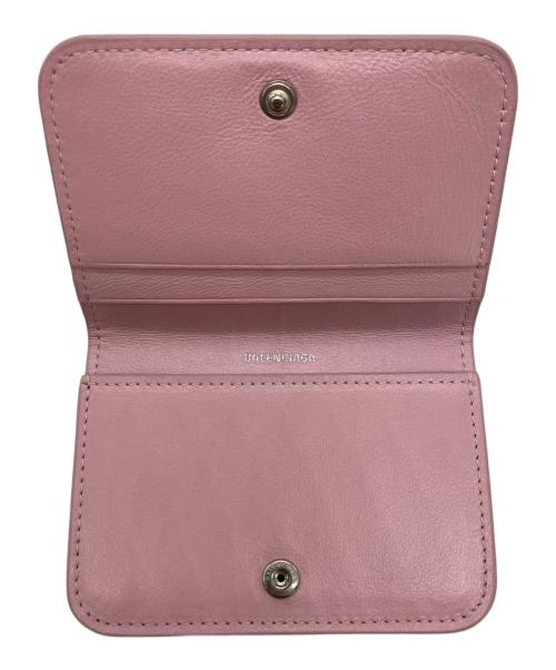 BALENCIAGA（バレンシアガ）BALENCIAGA (バレンシアガ) エブリデイ  レザー カードケース ピンクの古着・服飾アイテム
