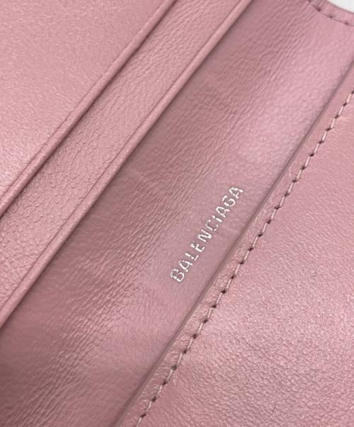 BALENCIAGA（バレンシアガ）BALENCIAGA (バレンシアガ) エブリデイ  レザー カードケース ピンクの古着・服飾アイテム