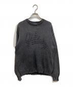 WHIMSYウィムジー）の古着「FADED EMJAY SWEATER」｜ブラック