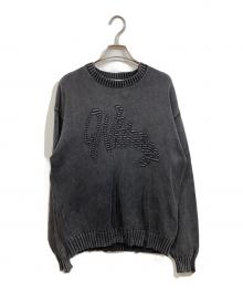 WHIMSY（ウィムジー）の古着「FADED EMJAY SWEATER」｜ブラック